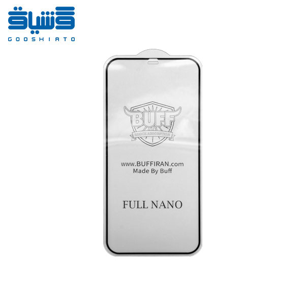 محافظ صفحه نمایش بوف مدل FULL NANO مناسب برای گوشی موبایل اپل Iphone 12 Pro Max- Buff Glass FULL NANO Iphone 12 Pro Max